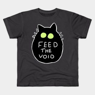 FEED THE VOID || Funny cat sticker || Kids T-Shirt